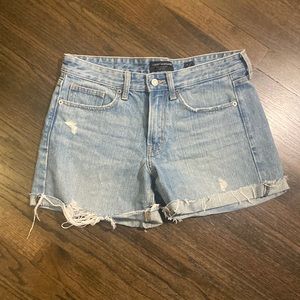 Lucky Brand Jean Shorts Denim The Boyfriend Short 6 28 EUC